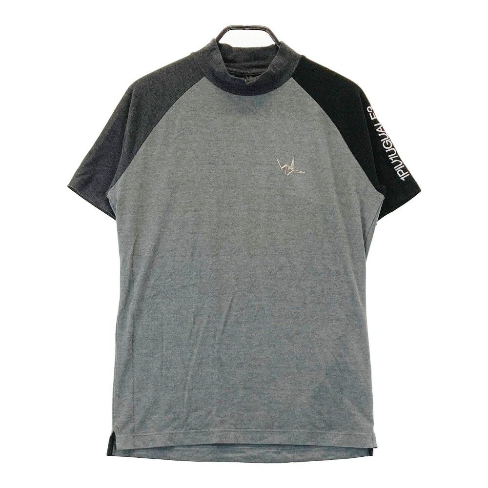 サイズ：6 1PIU1UGUALE3 GOLF セール中 ハイネック 半袖Tシャツ グレー