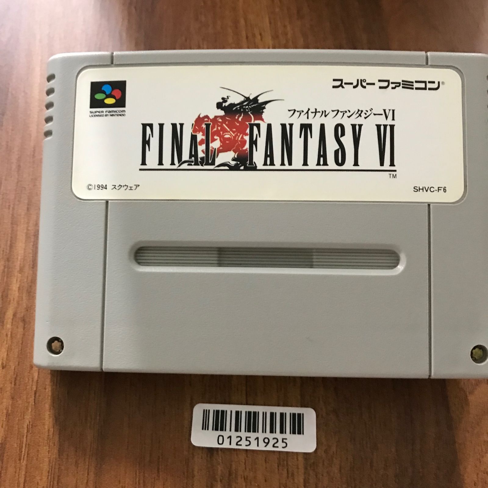 動作確認済】ファイナルファンタジーVI SHVC-F6[SFC/SNES]/AI