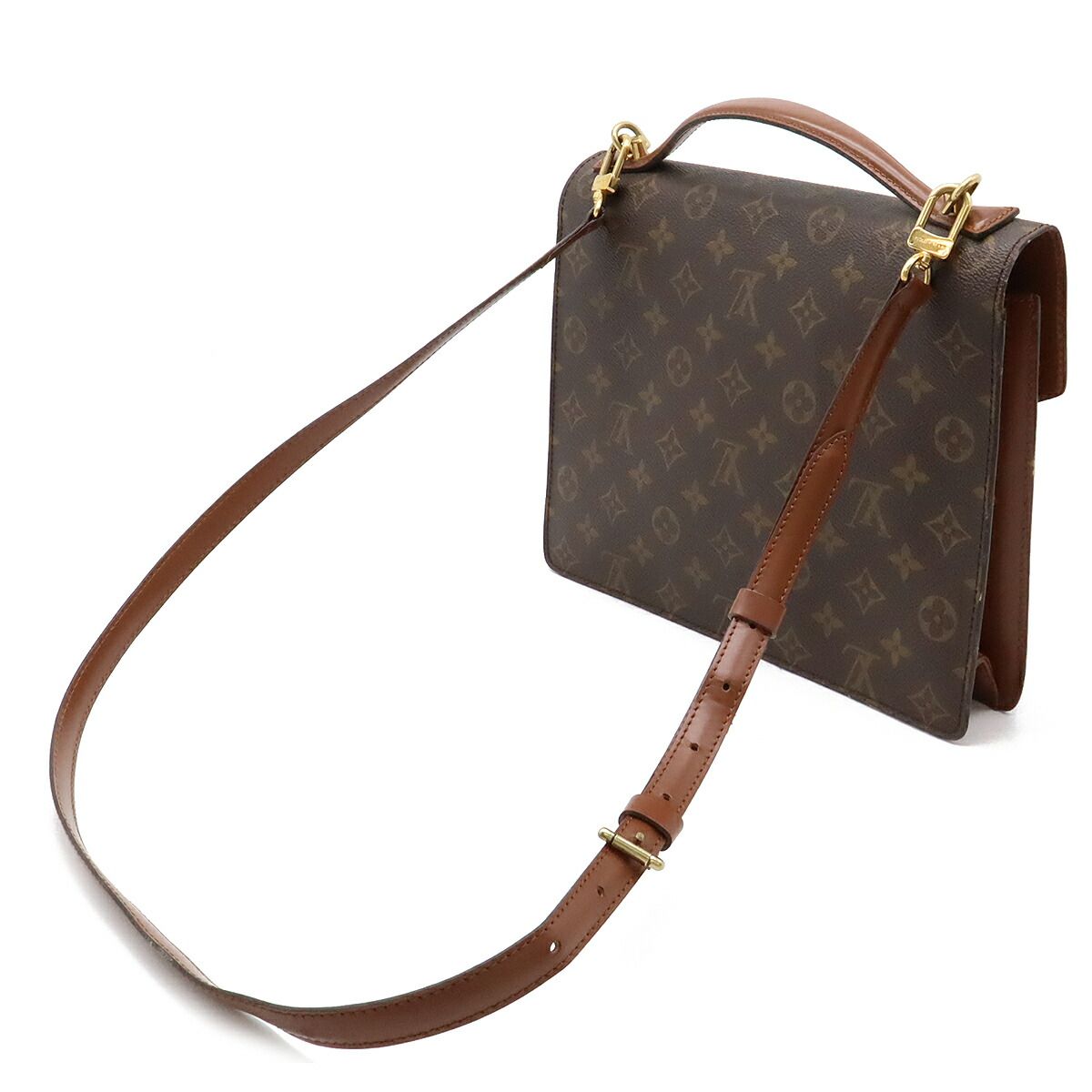 LOUIS VUITTON ルイ ヴィトン モノグラム モンソー28 セカンド