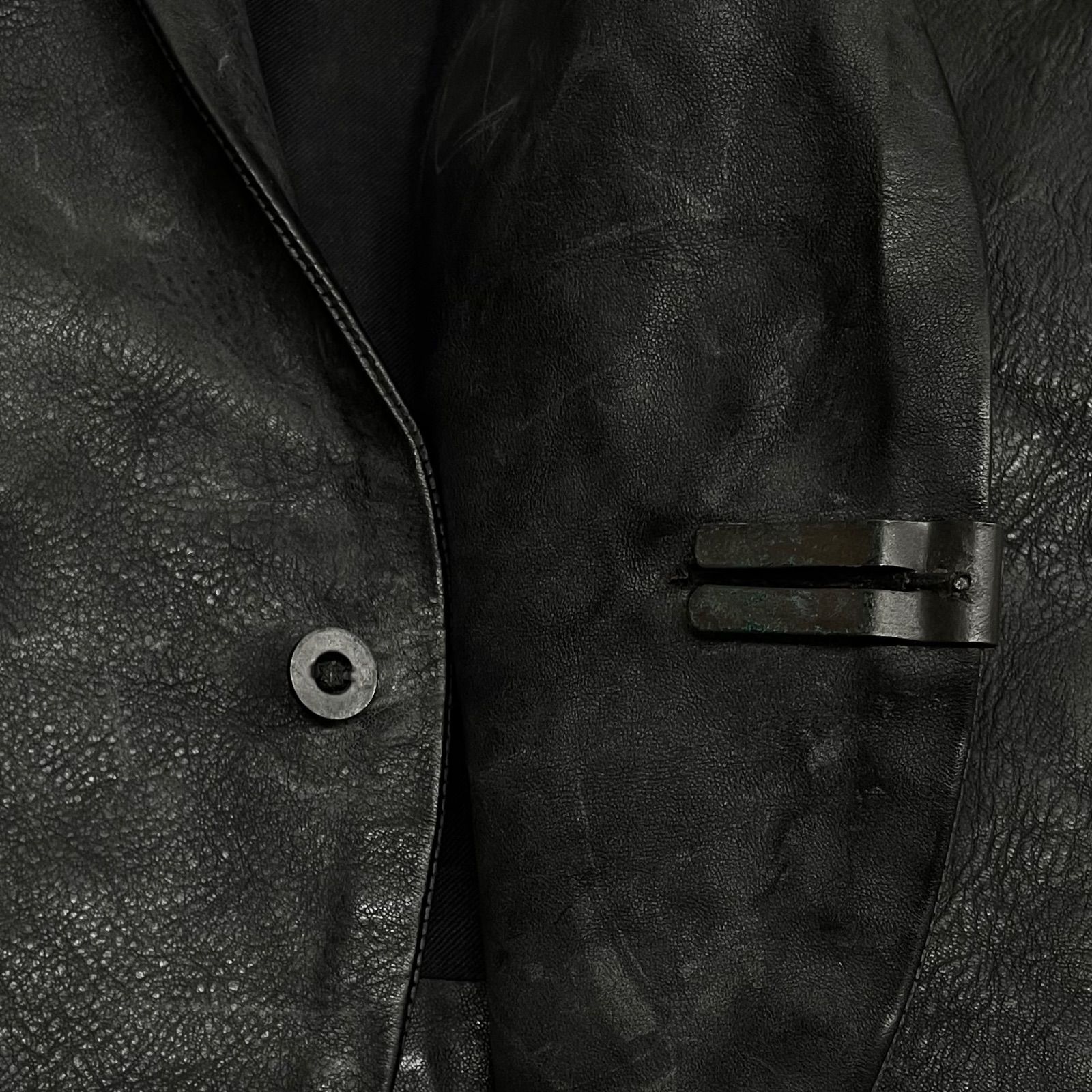 nude:masahiko maruyama ヌードマサヒコマルヤマ レザーテーラード