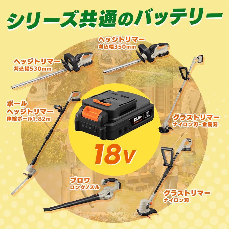 18V 風量6段階