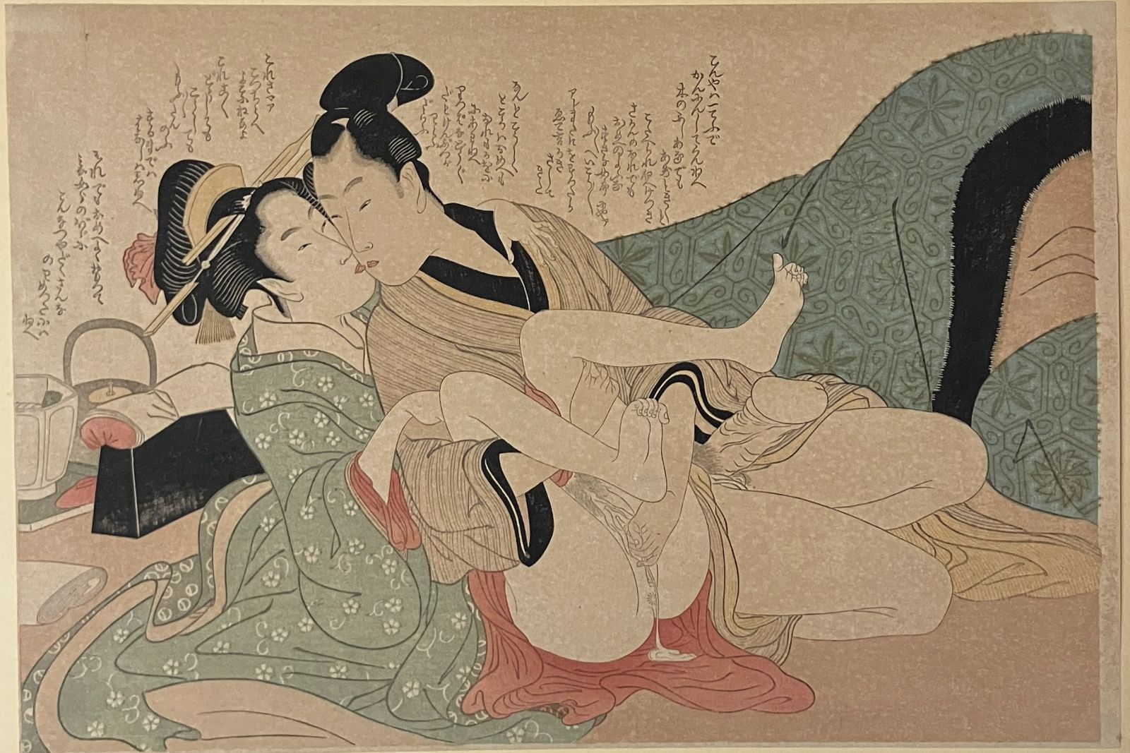 木版画 春画 大判 260×382mm 詳細不明 検索 広重菱川師宣鳥居清長喜多川歌麿葛飾北斎歌川豊国国貞英泉鳥文斎国芳ee16ほynm12 3