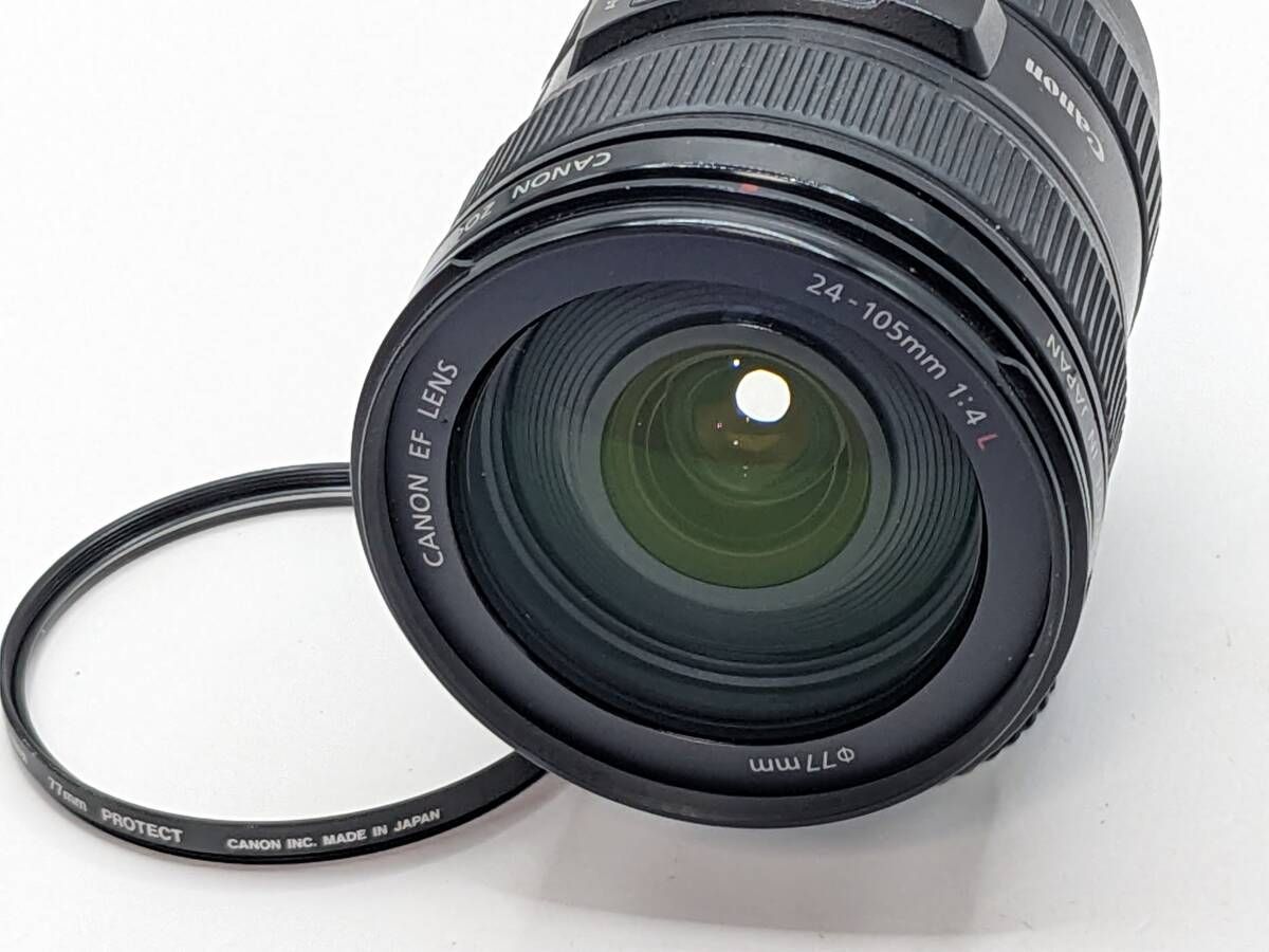 | 動作保証 Canon キヤノン EF 24-105mm F4L IS USM 手振れ補正搭載 高倍率ズーム レンズきれい 3926_51_50