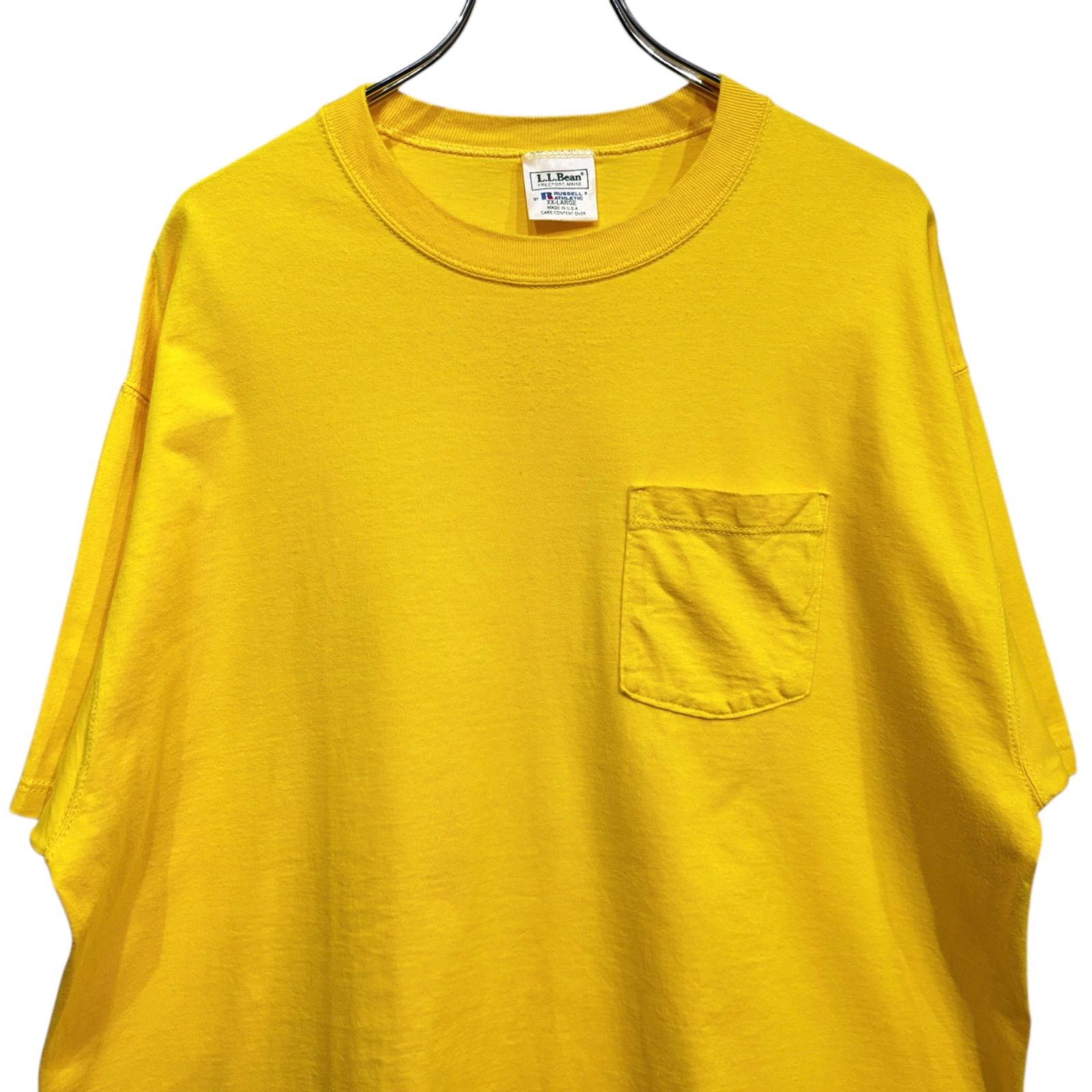 XXL】 90s L.L.BEAN by RUSSEL ATHLETIC Blank Pocket T-Shirt
