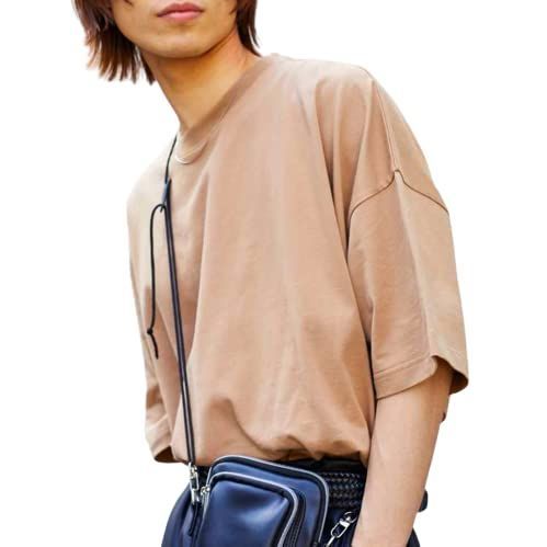ワイド ルーズ BIG コットン ビッグ コンパクト Tシャツ ゆったり [ウィ