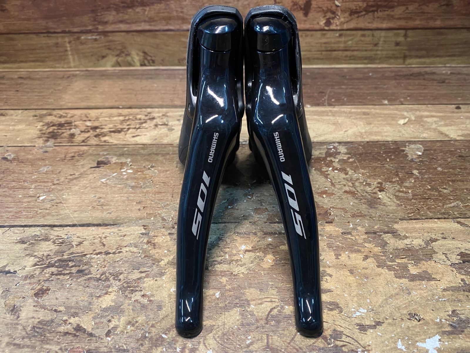 IK595 シマノ SHIMANO 105 ST-R7000 STIレバー 11S 補修跡大の為ジャンク