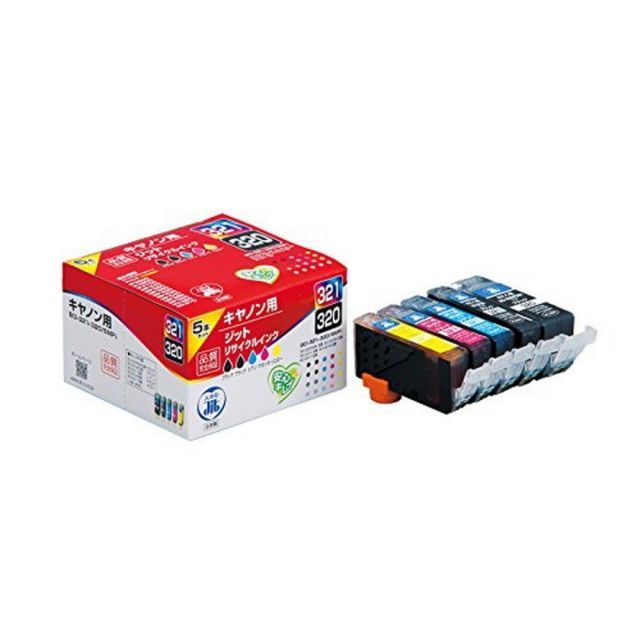 ジット キャノン(Canon)対応 リサイクル インクカートリッジ BCI-321+ 