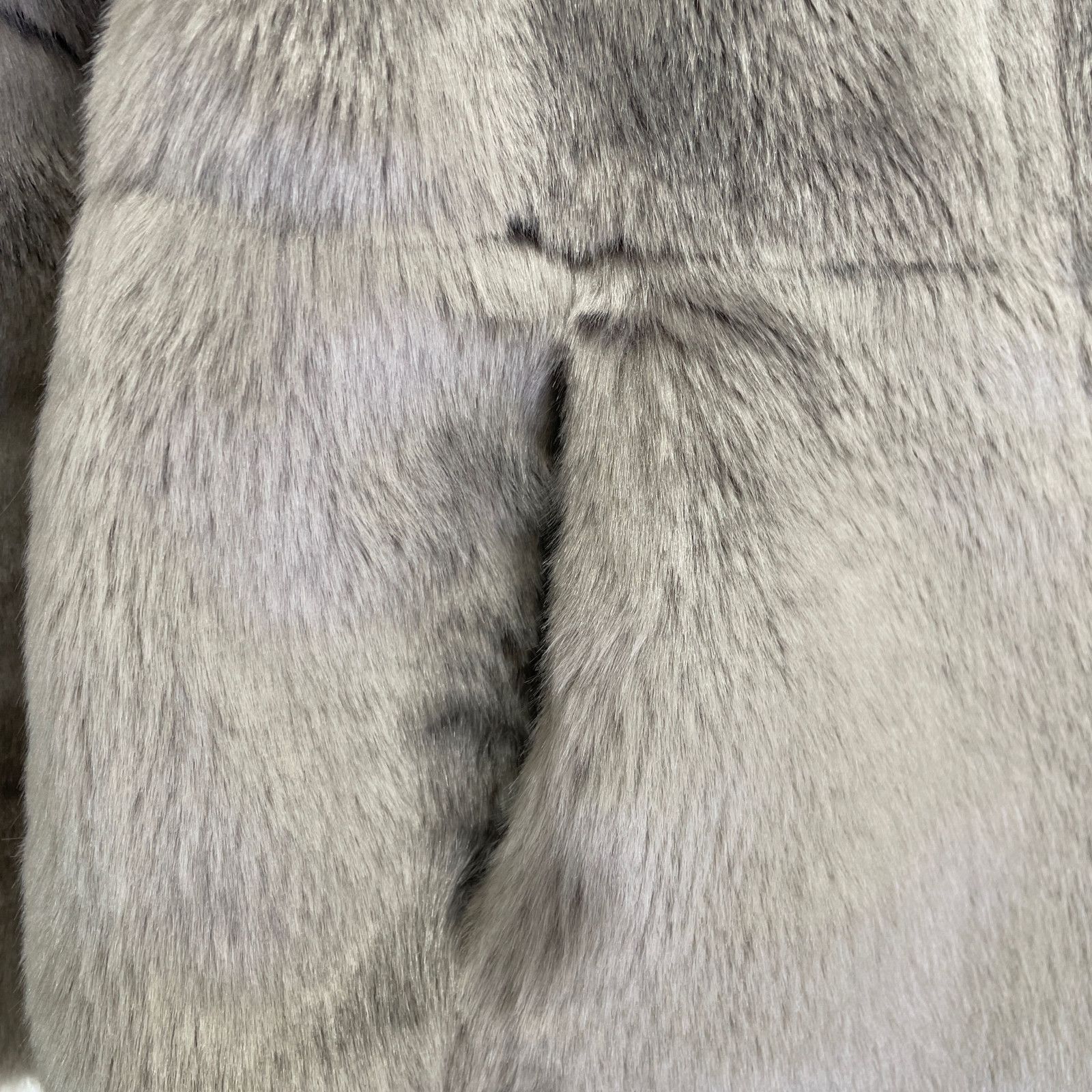 ANAYI アナイ ｸﾞﾚｰ ﾌｪｲｸﾌｧｰ ﾌﾚｱｽﾘｰﾌﾞ ｼﾞｬｹｯﾄ 36 - メルカリ 