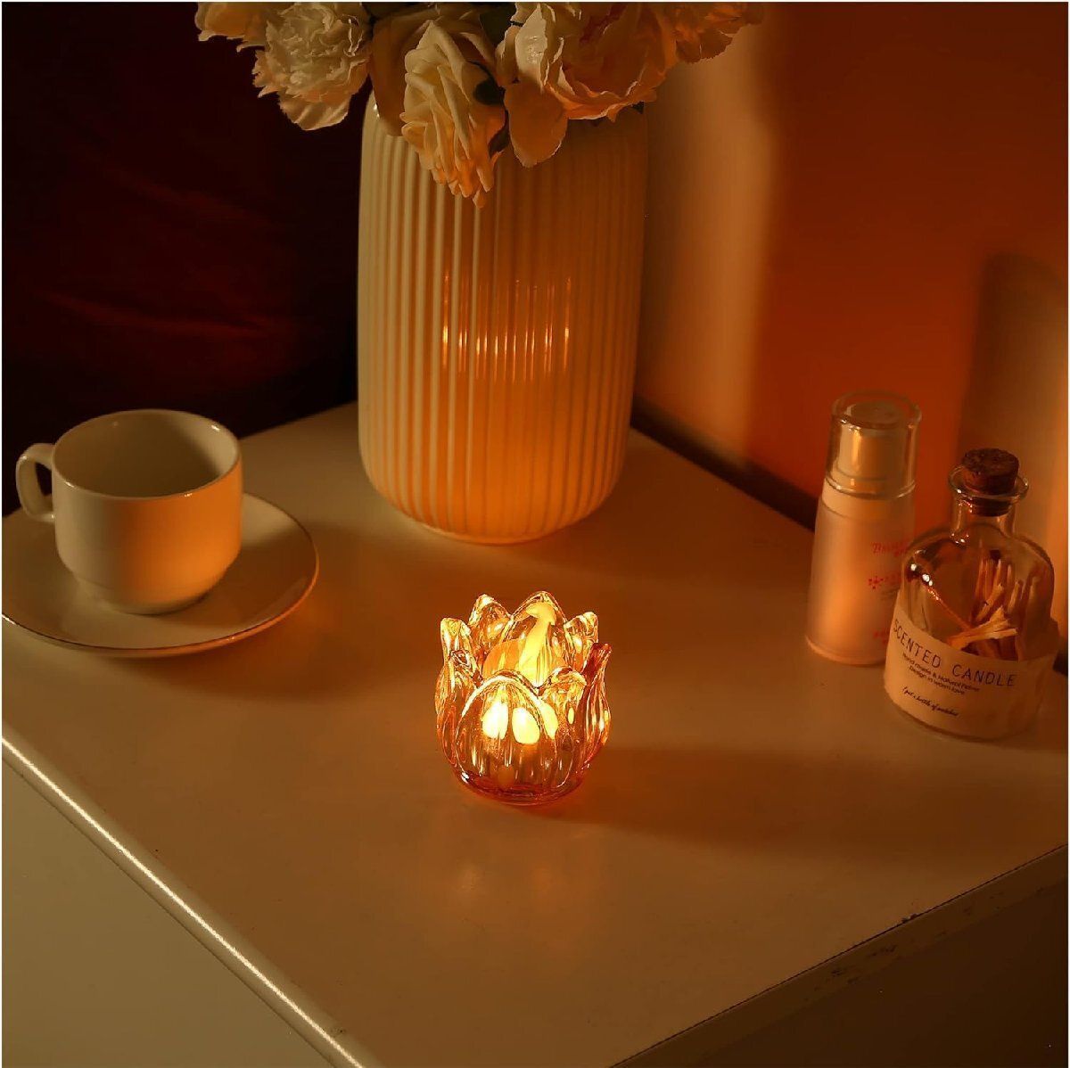 ゴールド奉納キャンドルホルダー