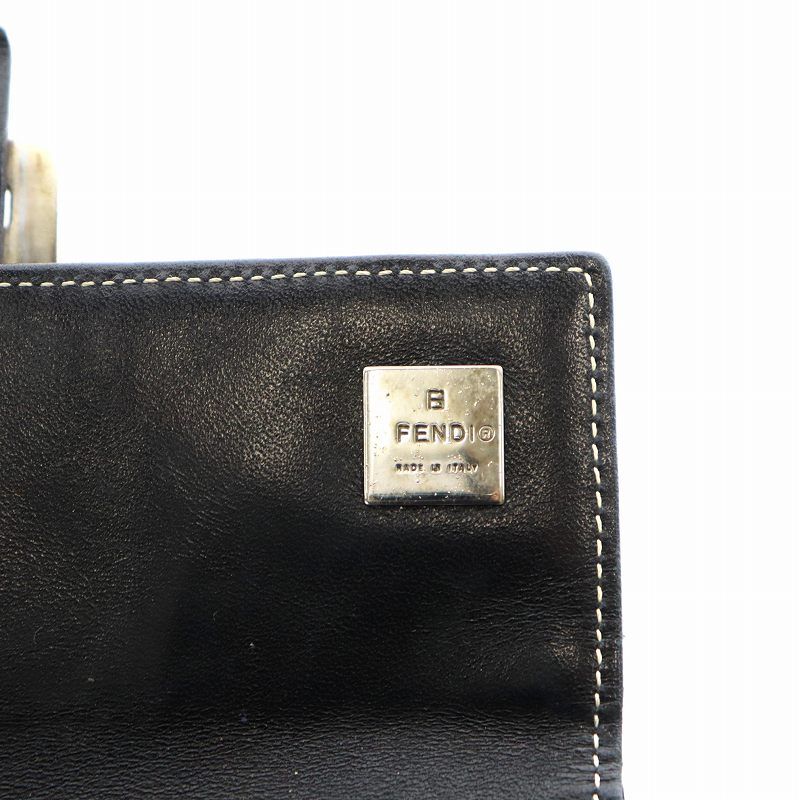 FENDI ズッキーノ マンマバケット キャンバス レザー ブラック長財布 楽天市場】【財布】FENDI フェンディ ズッキーノ 2つ折長財布 二