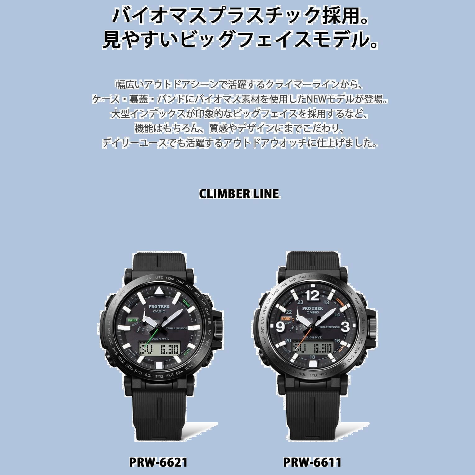 特価セール】PRW-6611Y-1JF メンズ 採用 バイオマスプラスチック 電波