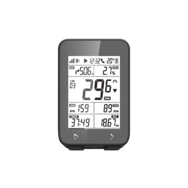 iGPSPORT GPS サイクルコンピュター iGS320 USB充電 ブラック