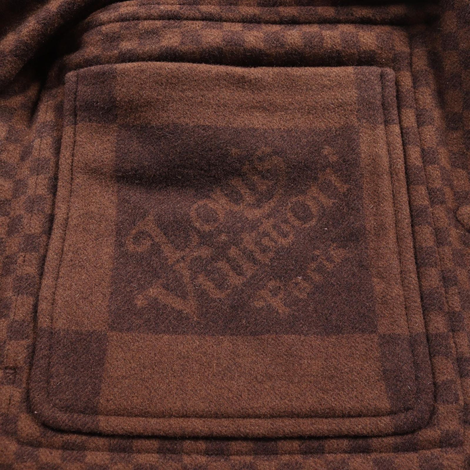 希少サイズ 54 ルイヴィトン ×NIGO ジャイアントダミエ　ダッフルコート LOUIS VUITTON（ルイ・ヴィトン） × NIGO ジャイアントダミエ ブランド