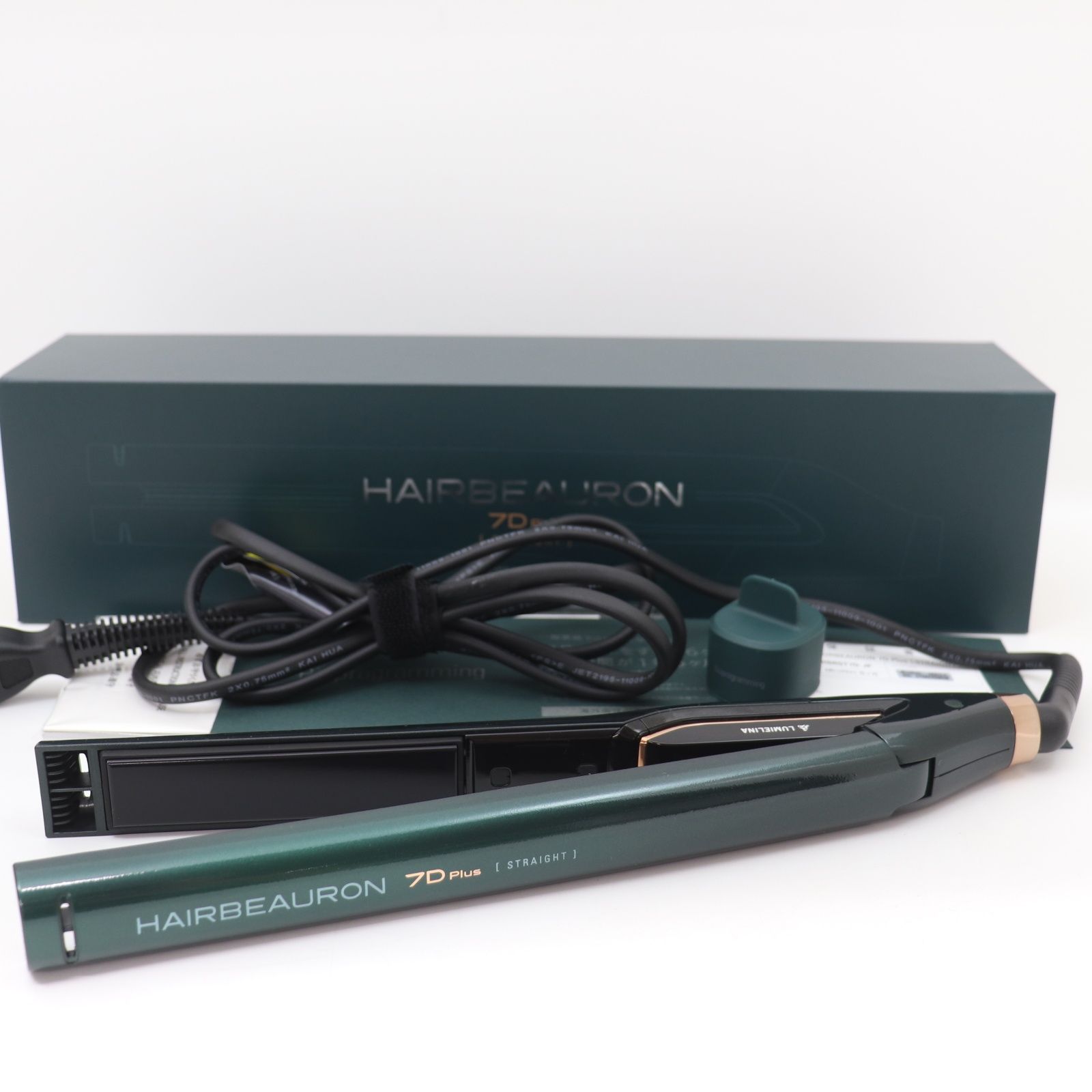 IT7PXKTZQ8I2 LUMIELINA Bioprogramming HBRST7D-JP ヘアビューロン 7D Plus ヘアアイロン ストレートアイロン 美容家電