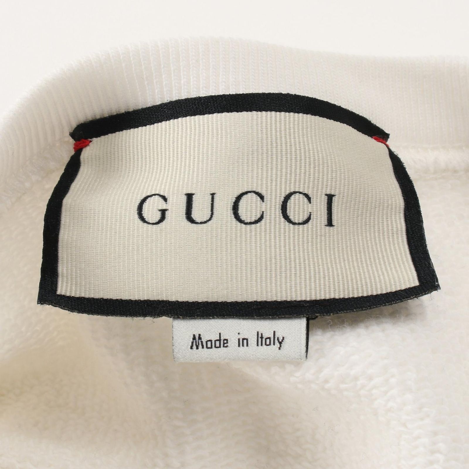 グッチ GUCCI スウェット 626990 ホワイト コットン トレーナー メンズ