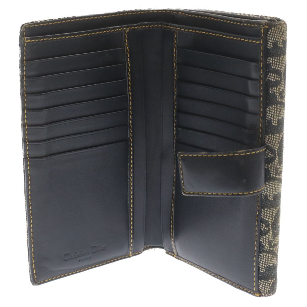 Christian Dior 長財布 ネイビー/ベージュ Christian Dior