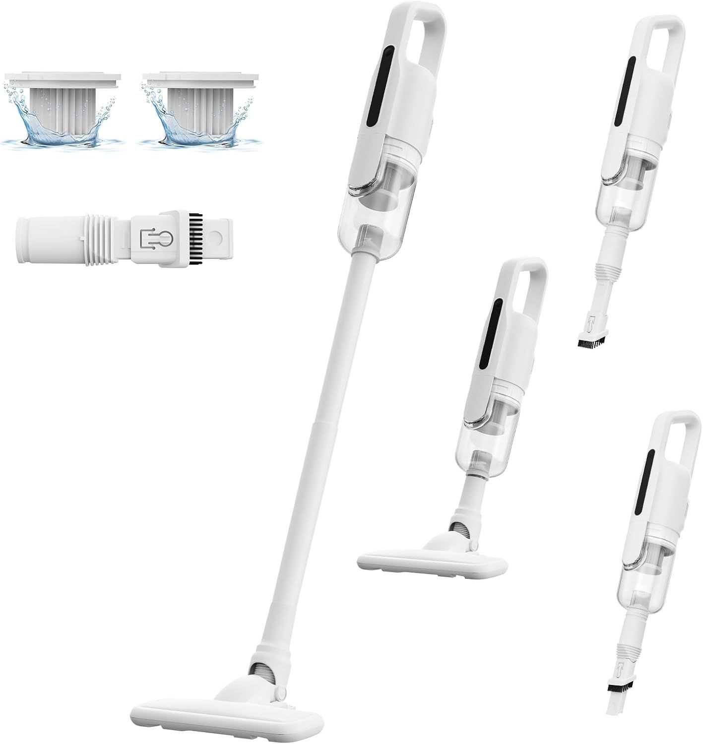 掃除機 コードレス 28000Pa強力吸引 Linkifly U5 サイクロン式-超軽量