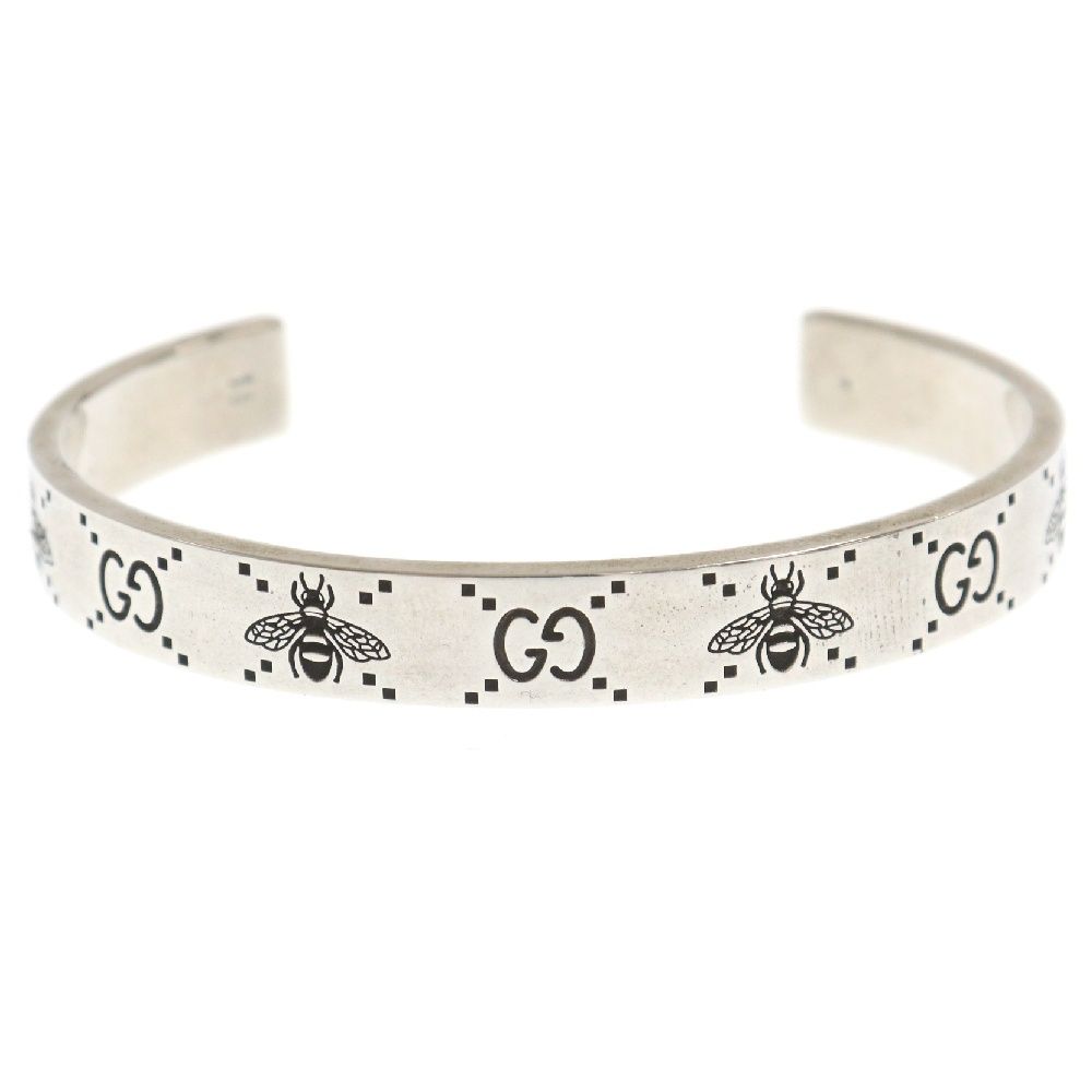 Gucci グッチ GG&BEE スターリングシルバー ブレスレット グッチ ヘビーゲートリンク ブレスレット GUCCI HEAVY GATE LINK
