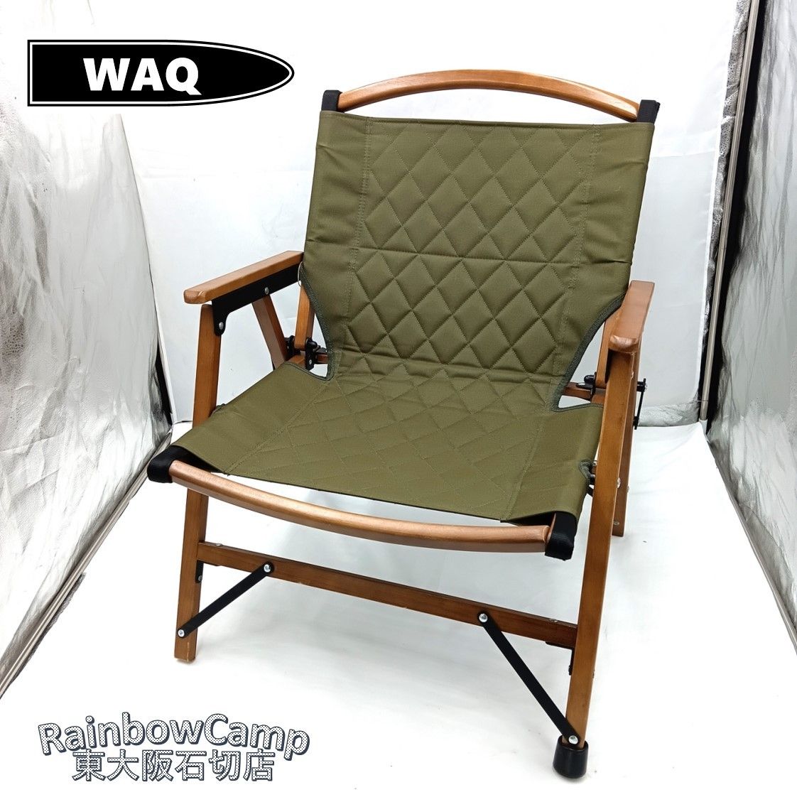 WAQ ワック F ing Wood Chair ウッドチェア オリーブ 耐荷重 90㎏