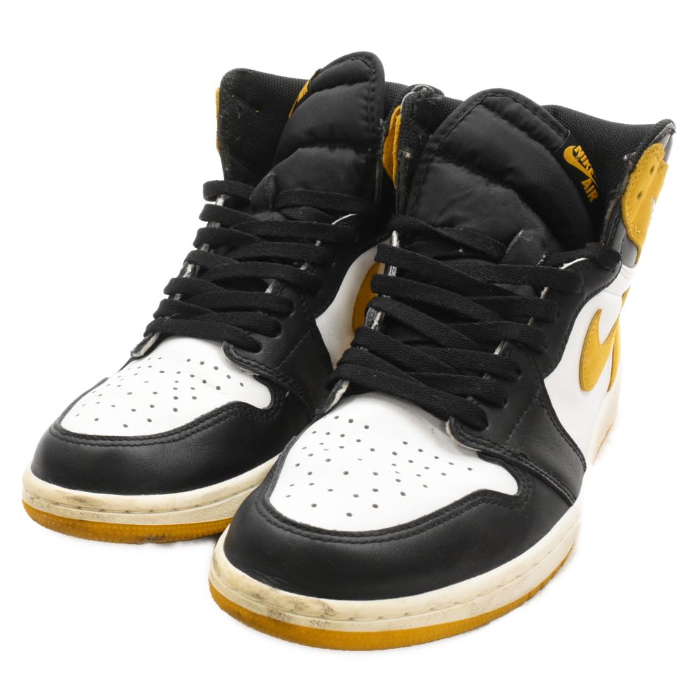 NIKE (ナイキ) AIR JORDAN 1 RETRO HIGH OG YELLOW OCHRE 555088-109 エアジョーダンワン  ハイカットスニーカー イエローオークル US10/28cm イエロー/ブラック