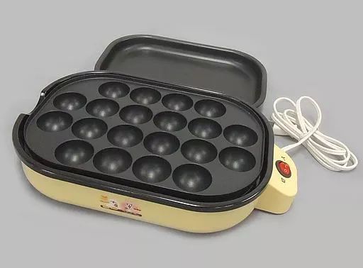 中古】食器その他(キャラクター) 1.ピンクのうさぎ＆ピスケ たこ焼き器