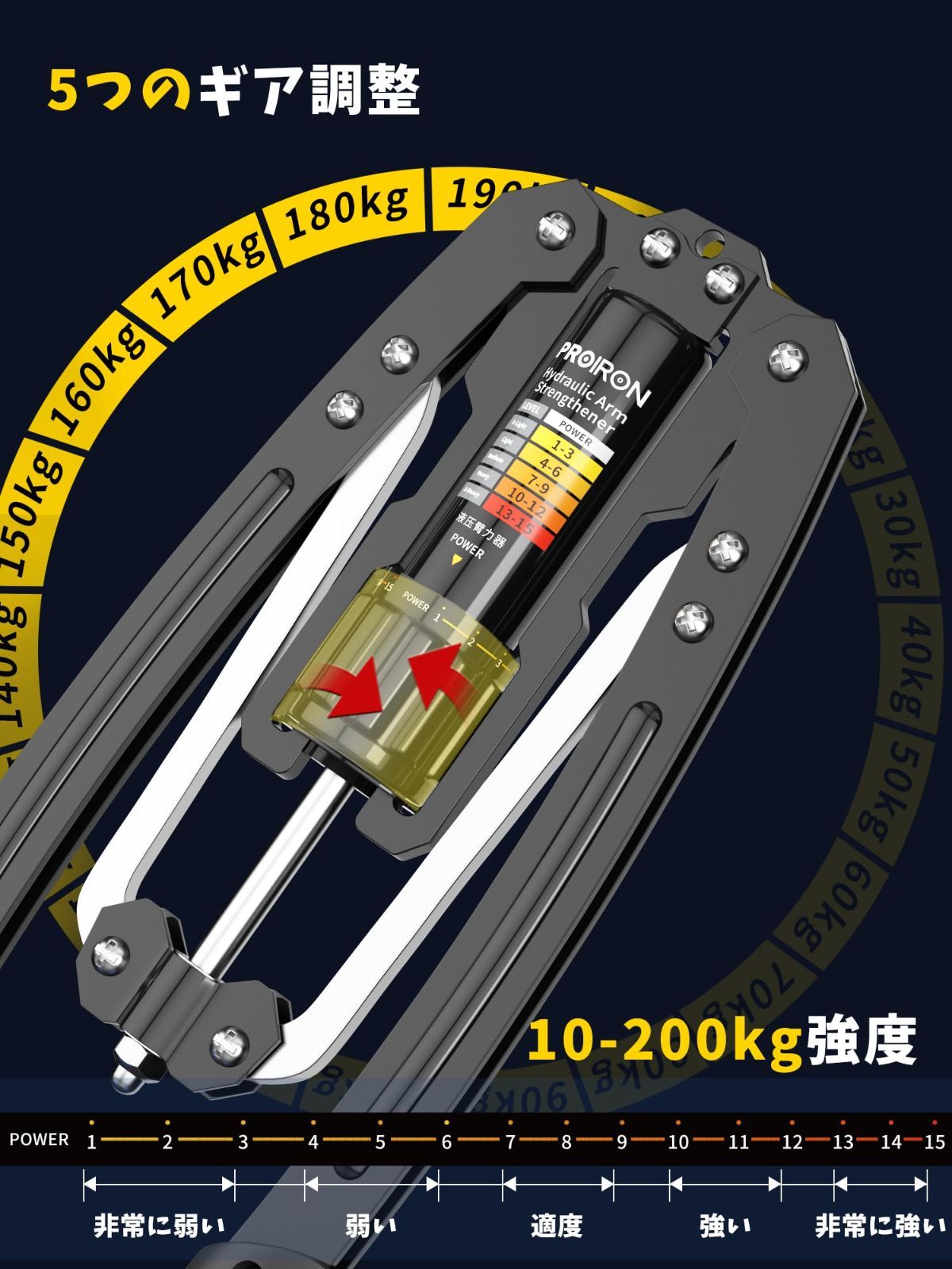 人気商品】正品 日本語説明書付き 自宅用 トレーニング器具 10～200kg