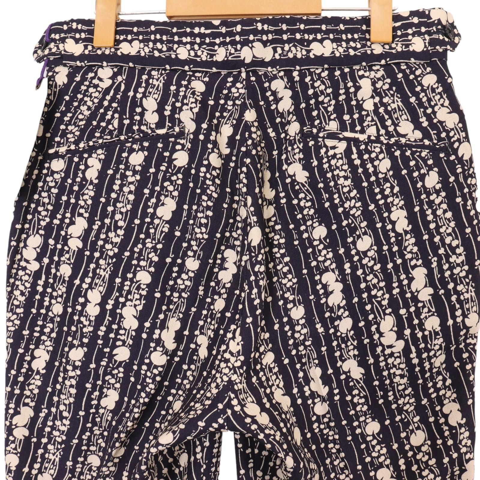 Needles / Side Tab Trouser - Poly Hopsack ニードルズ 総柄 パンツ 