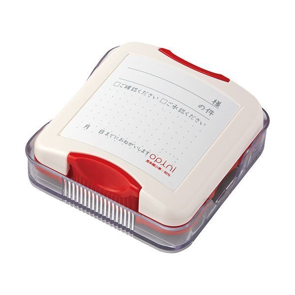 まとめ シヤチハタ オピニふせん用伝言メモスタンプ ＆承認メモ OPI-PET-C1|H 1個 ×10セット