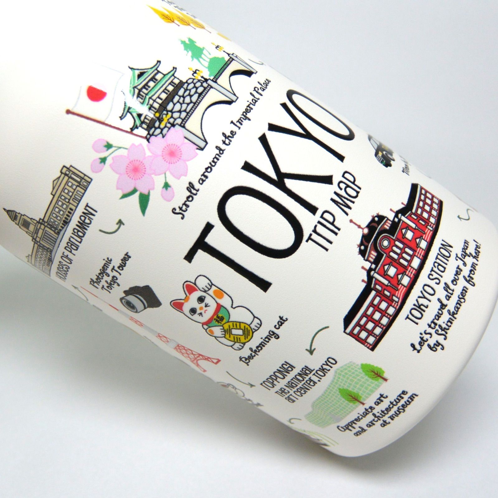 プレゼントにおすすめ ハンドルキャップボトル ３個セット TOKYO 350ml ステンレスボトル ATMAENTERPRISE_COM