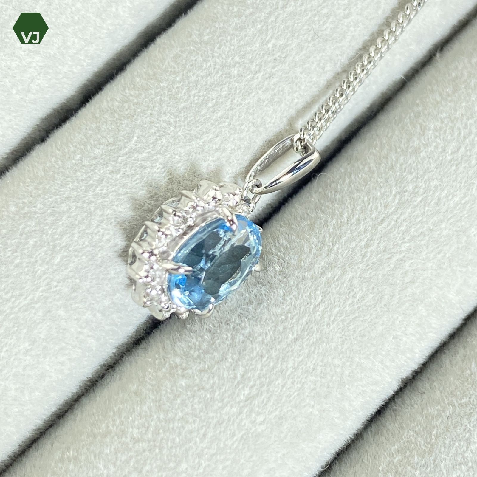 22-34】アクアマリン ダイヤモンド ネックレス 1.14ct D003ct【中古】【PT900/PT850】【約40㎝】☆By vivid-J -  メルカリ