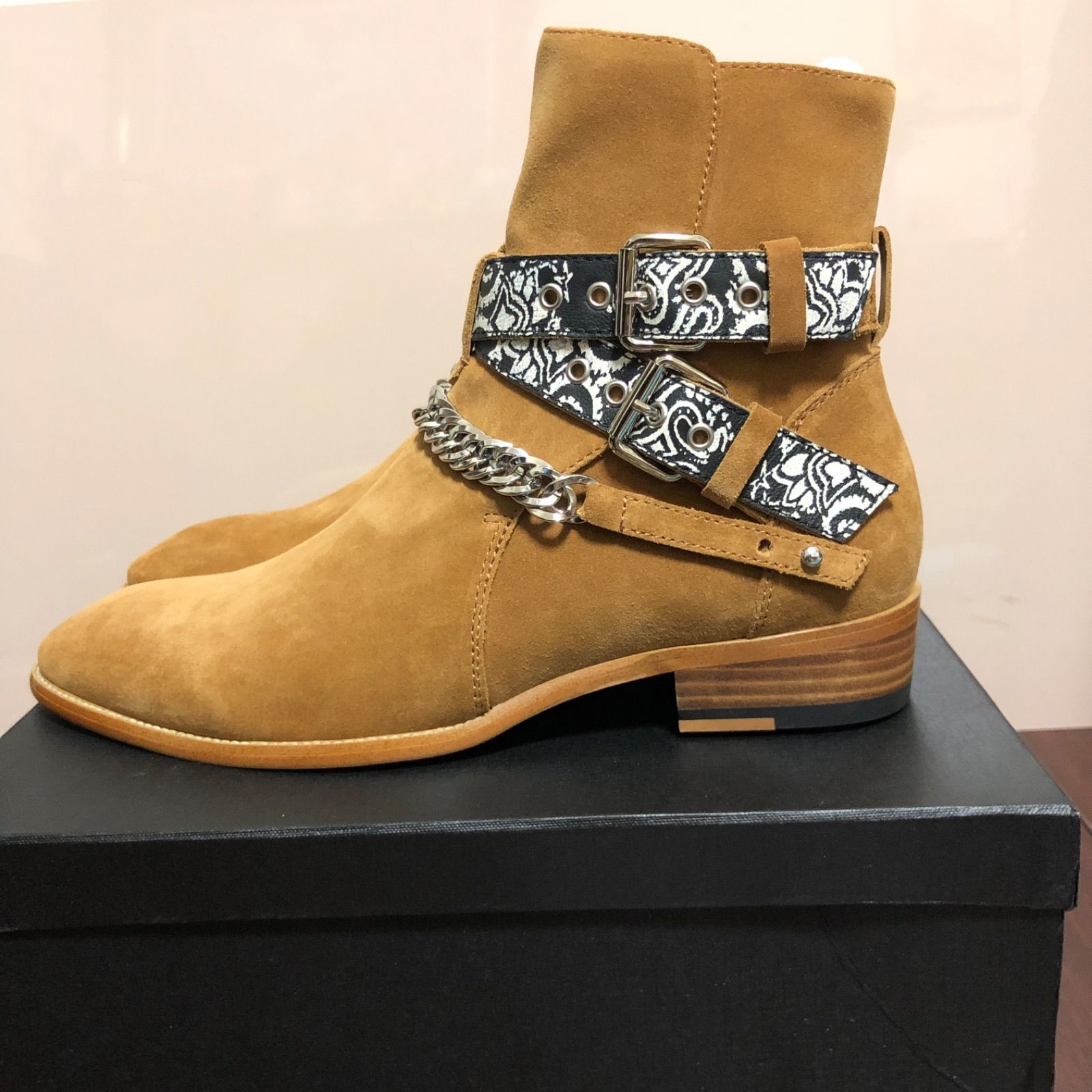 人気商品Time AMIRI BANDANA BOOT バンダナブーツ - 靴