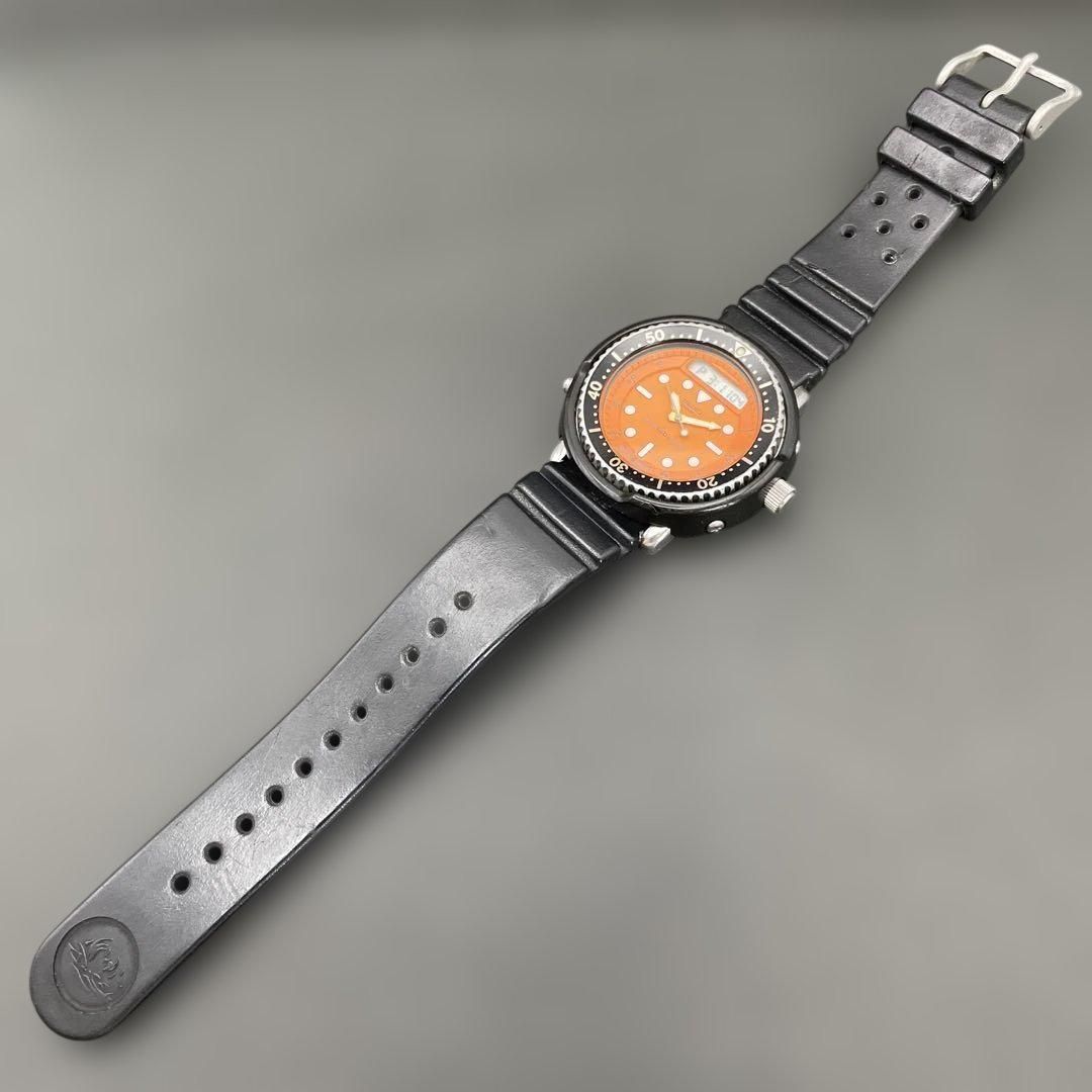 SEIKO ハイブリッドダイバーズウォッチ150m H558-500A オレンジ