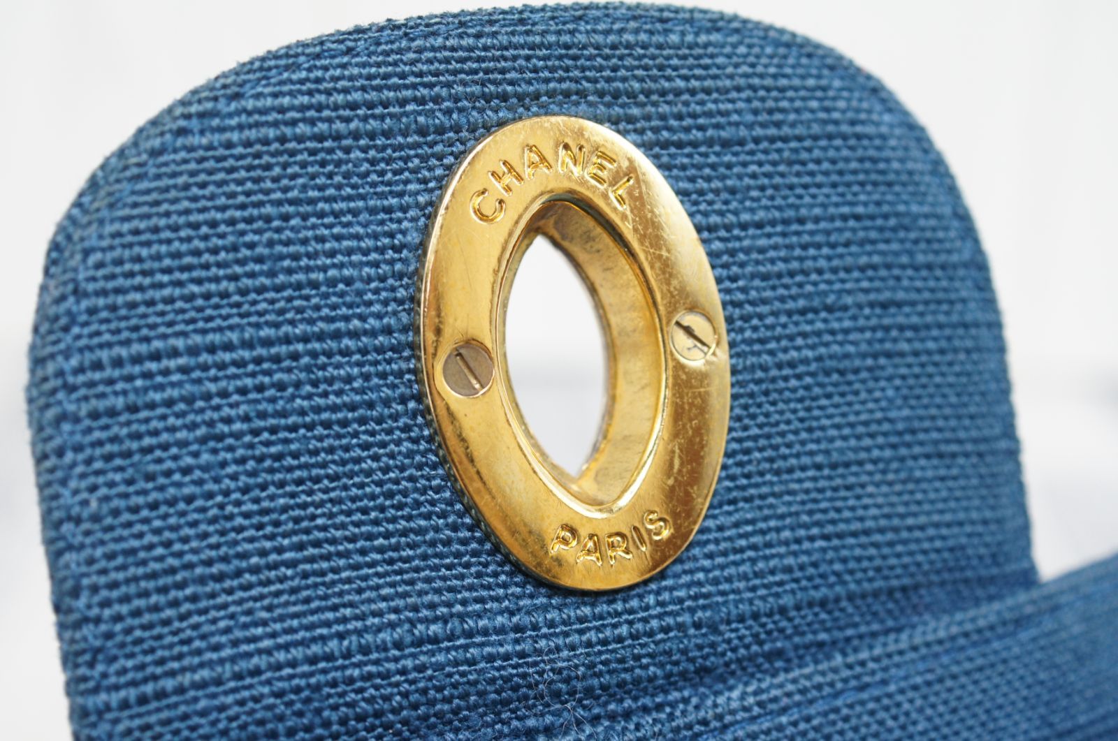 CHANEL シャネル チェーンショルダーバッグ デニム デカマトラッセ