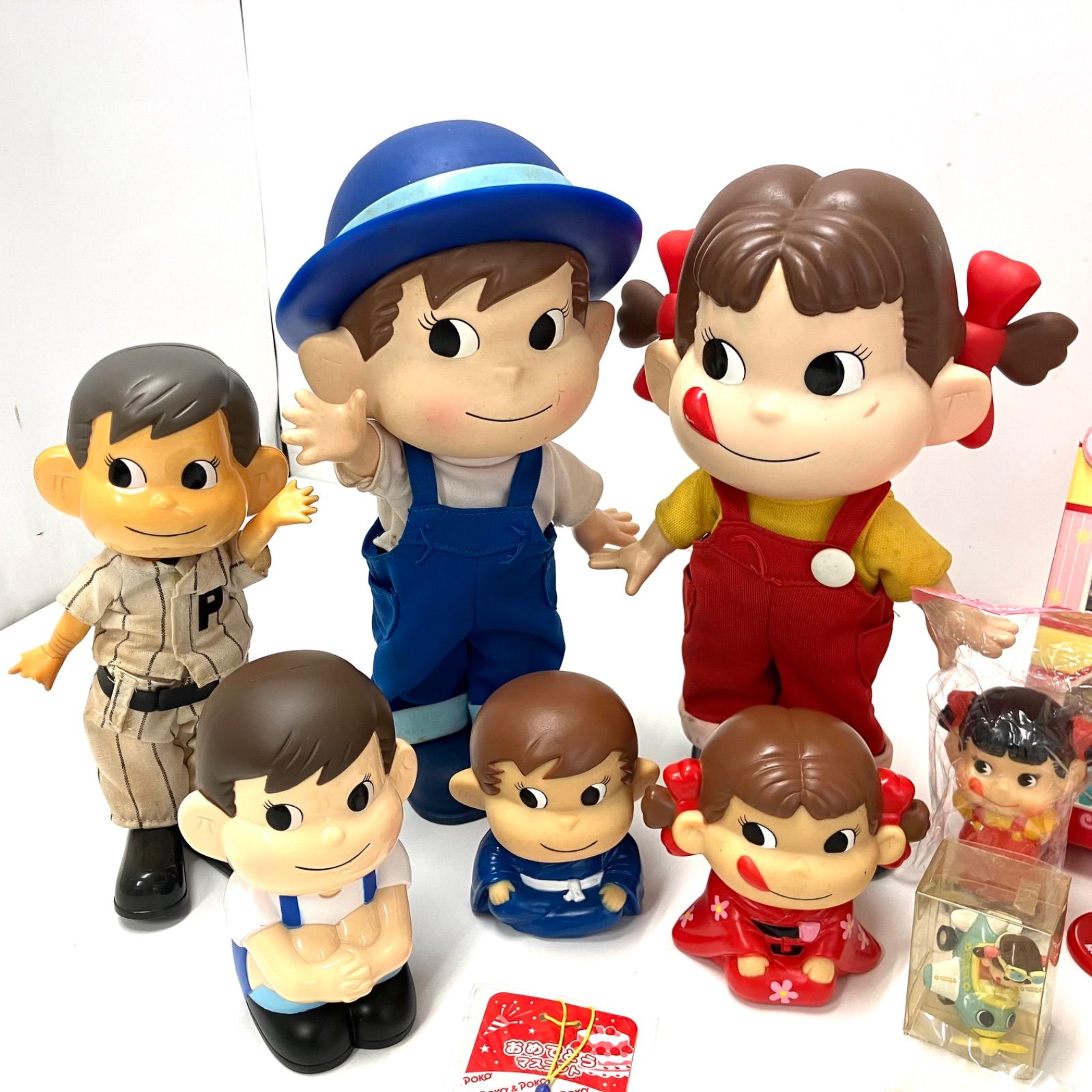 758113】 不二家 ペコちゃん ポコちゃん グッズ 18個 まとめ売り 美品 ...