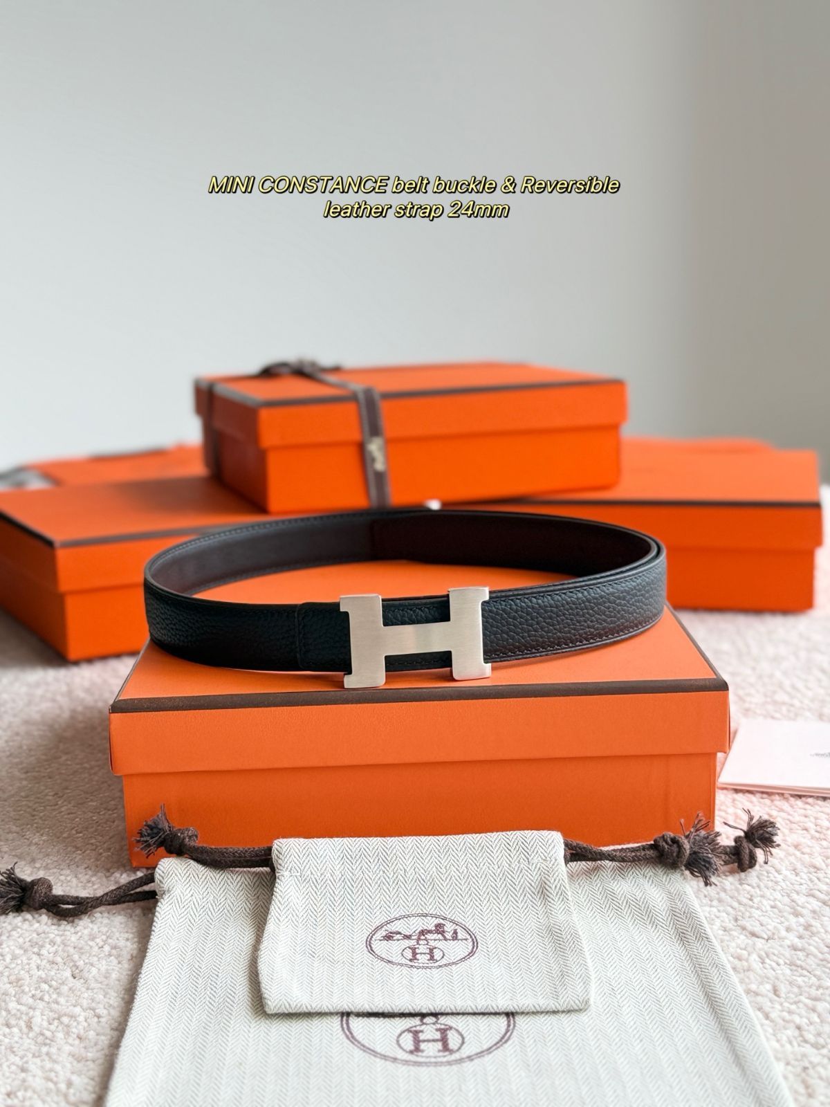今日特価】Hermes Mini Constance トゴレザーベルト - メルカリ