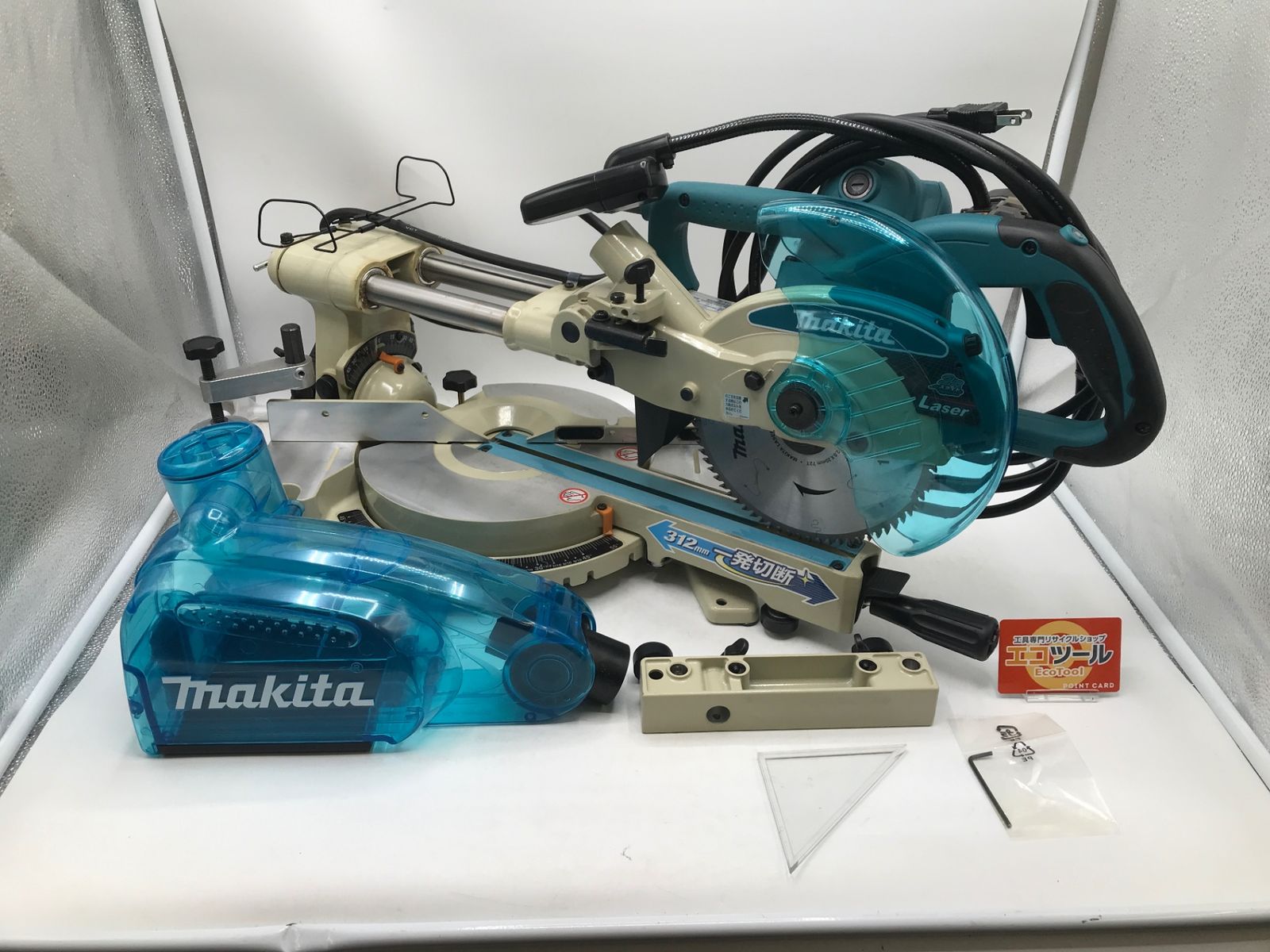 【美品】Makita/マキタ 190mm木工用卓上スライド丸のこ LS0716FL [IT8ZGNZB3P95][エコツール岡崎岩津店]