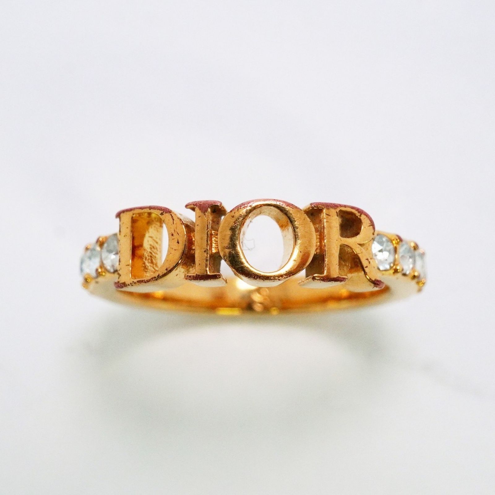 Christian Dior ディオール ジャディオール リング 指輪 ダブルフィンガーリング ロゴ GP ラインストーン ゴールド 9号 (サイズS）  : 1107-a2696y-o125c : SENSE Yahoo!ショッピング店 - 通販 - Yahoo!ショッピング