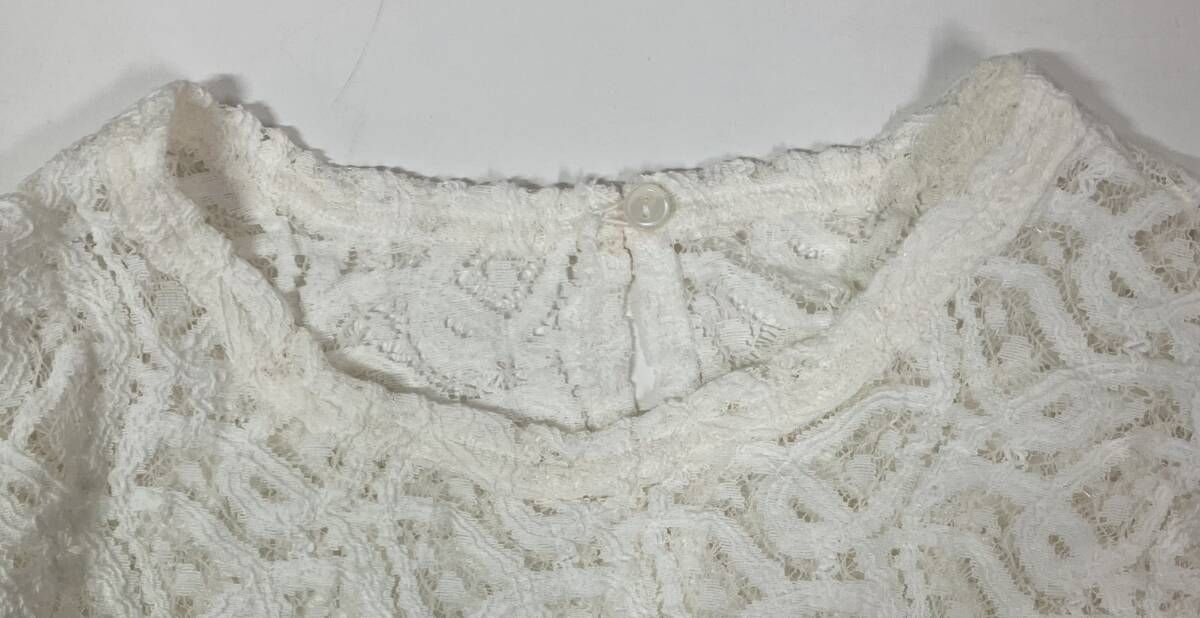  IENA イエナ 24 AW ペイズリーストレッチレースプルオー 長袖シャツ ブラウス 24-070-900-2001-3-0 サイズ表記なし オフホワイト 長袖 シャツ ブラウス