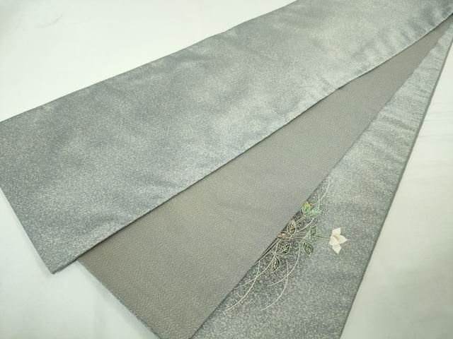 平和屋本店□極上 人間国宝・羽田登喜男 綴れ 太鼓柄袋帯 瑞鳥 金銀彩  