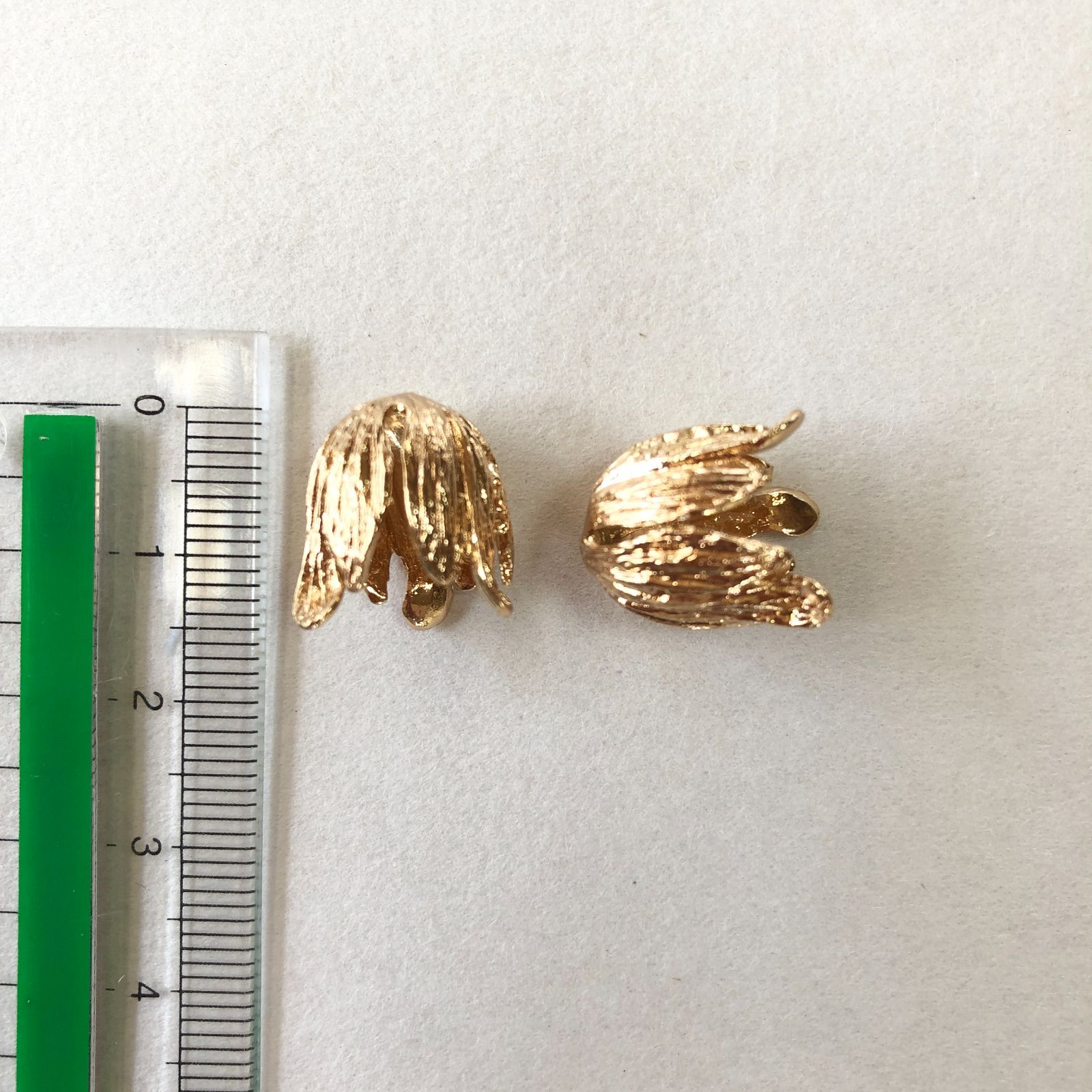 【16個　ビーズキャップ　タッセルキャップ　すずらん　チューリップ　ハンドメイド_024_2】