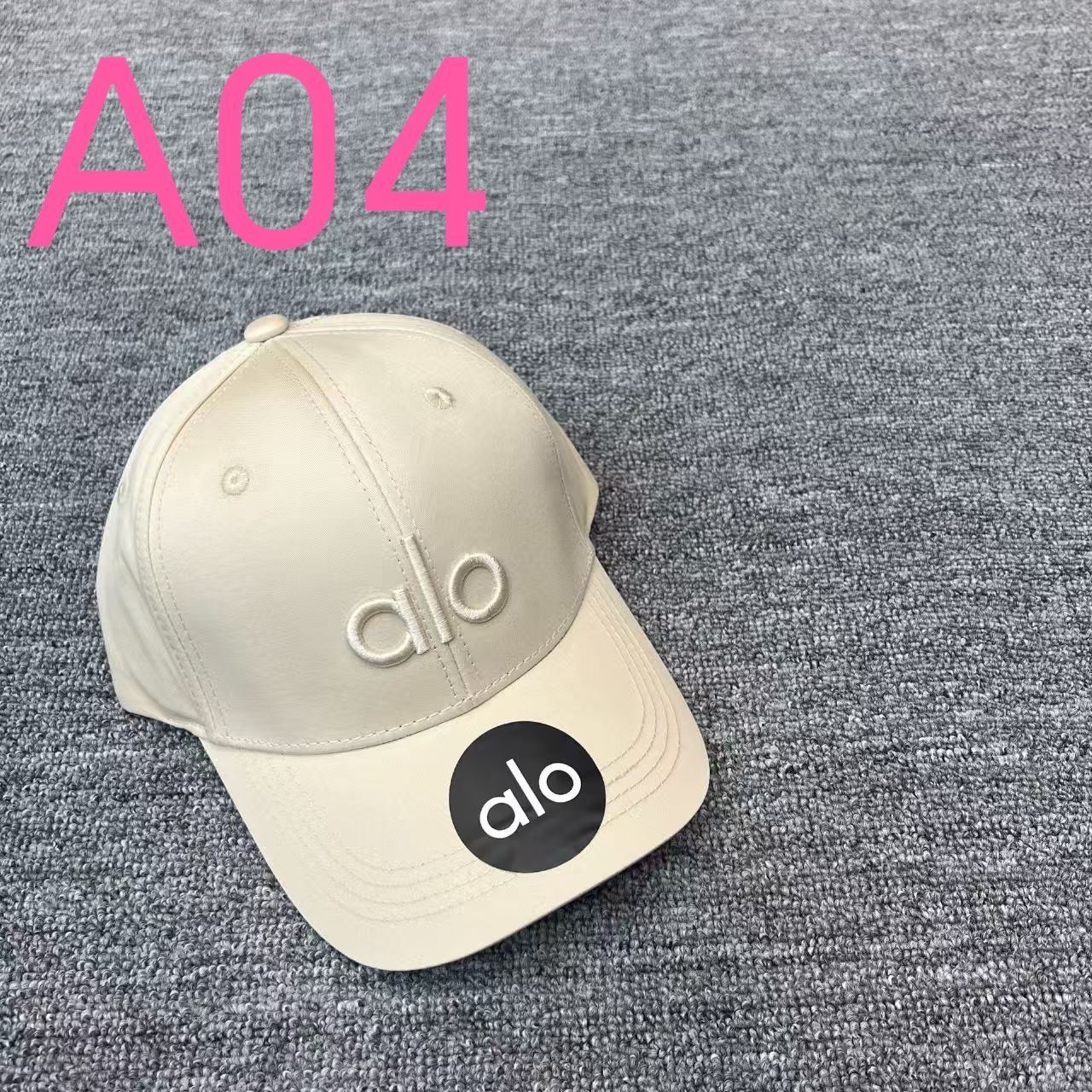 【美品/日本未販売】alo アロヨガ　キャップ　男女兼用　ショップバック付 美品/日本未販売】alo アロヨガ キャップ 男女兼用 ショップ