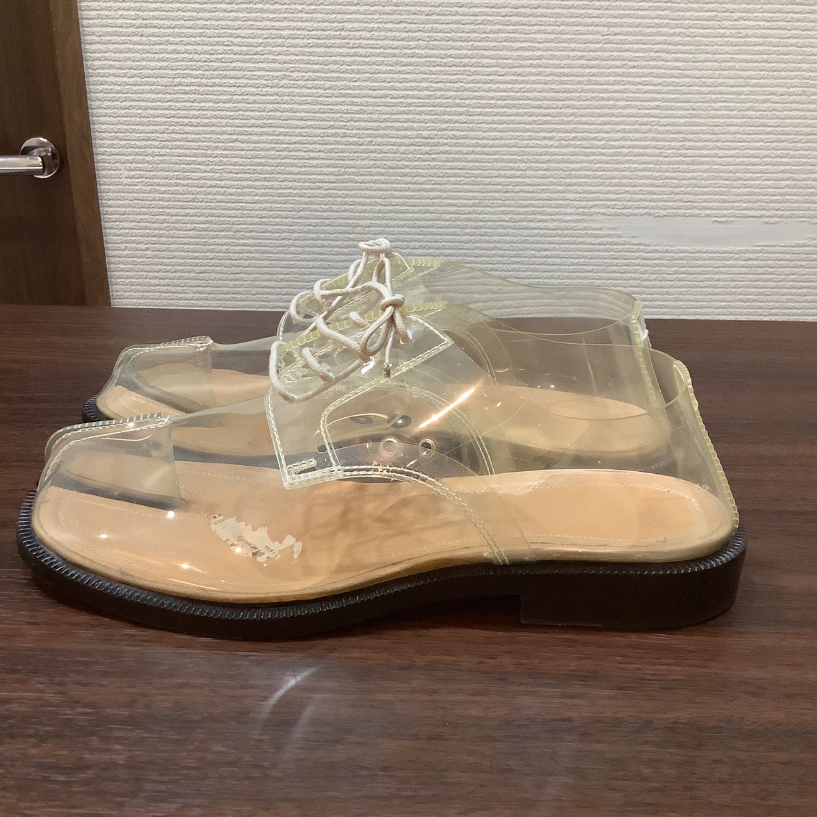 21SS メゾン マルジェラ Margiela タビシューズ クリア 【37 