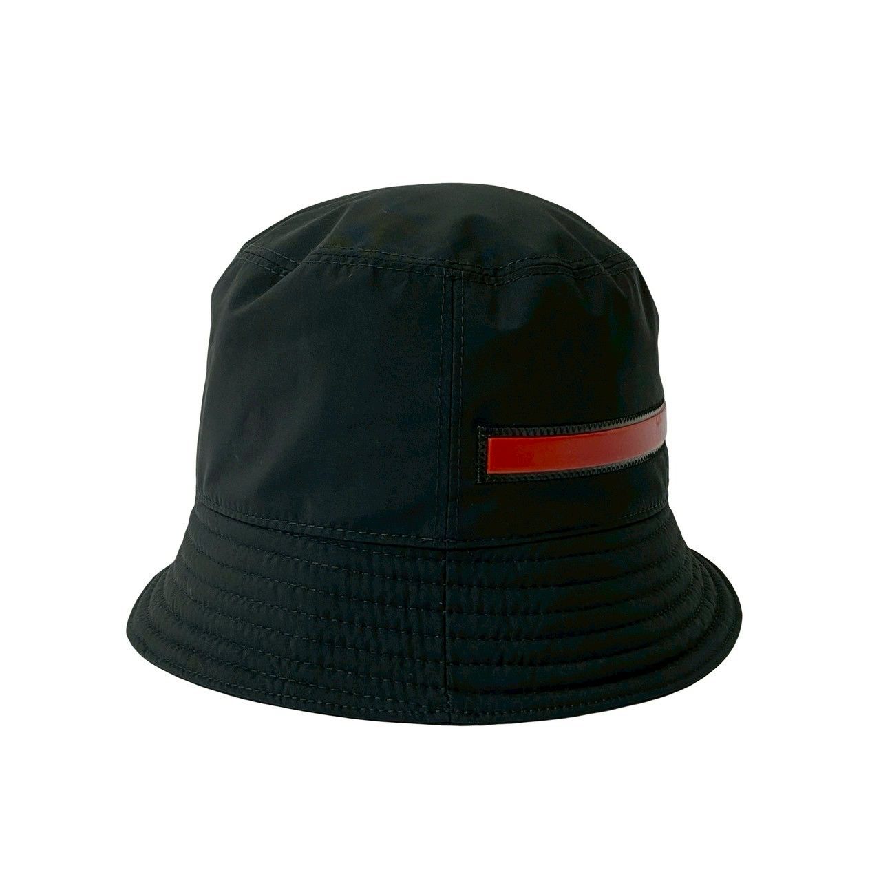 極 美品 PRADA プラダ PRADA SPORTS プラダ ロゴ コットン バケット 