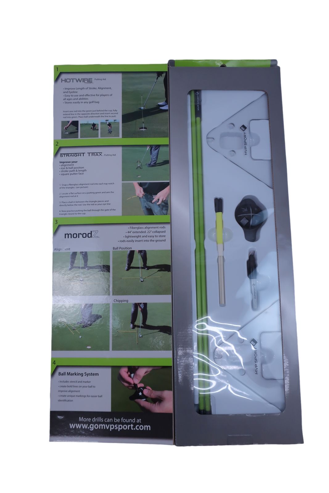 【美品】MVP SPORT 4 IN 1 GOLF ALIGNMENT KIT ゴルフ用品 2404-0410