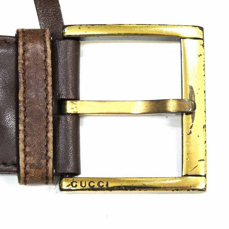 GUCCI グッチ ベルト GGキャンバス レザー 90744・2194・80・32