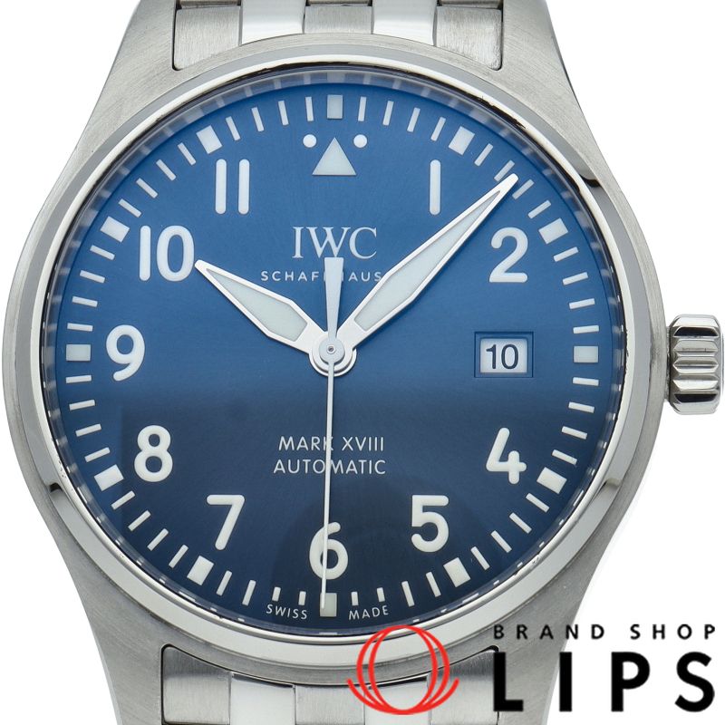 インターナショナルウォッチカンパニー IWC パイロットウォッチ マーク18 プティプランス ブルー IW327016 箱 保証書