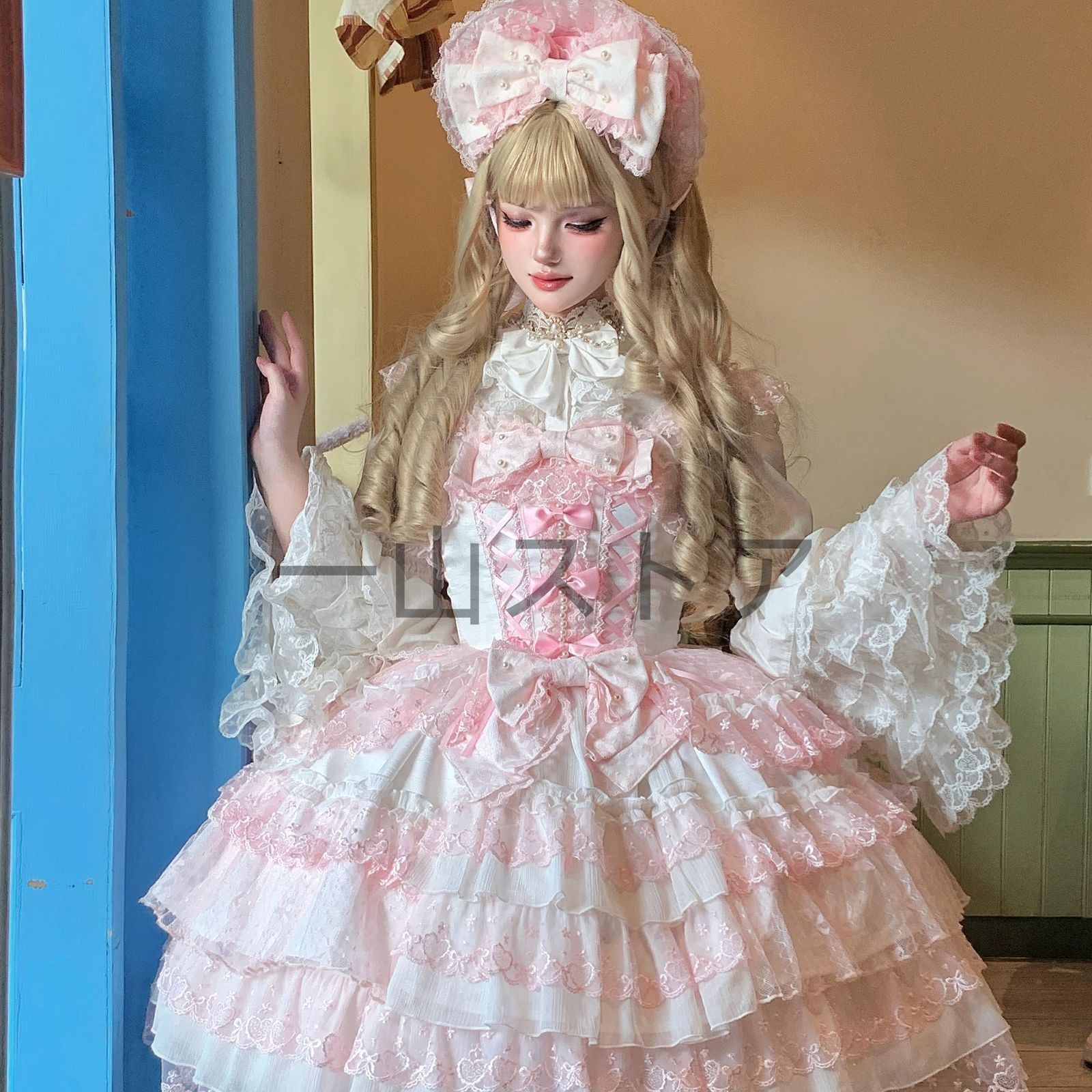 姫系デザイン ピンク