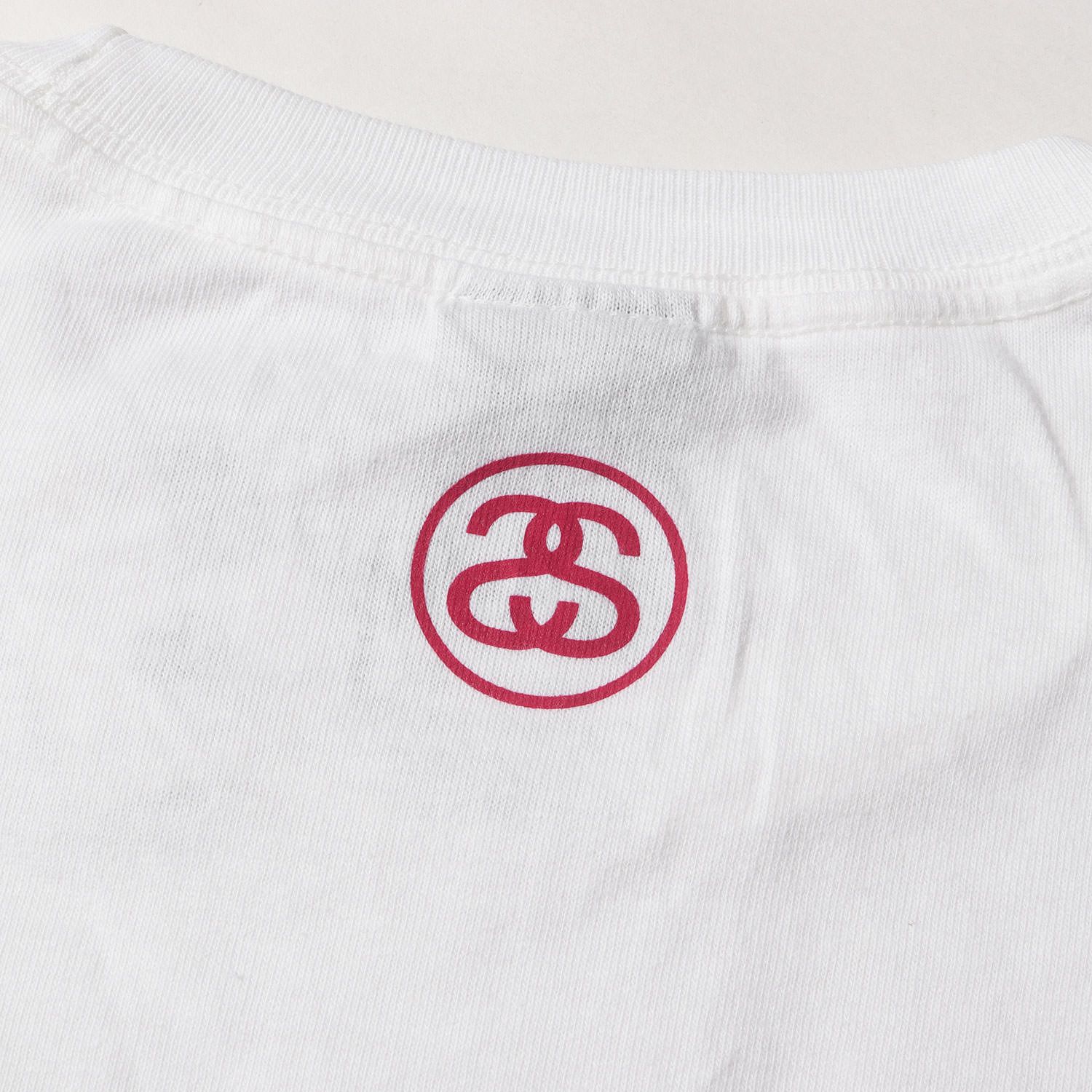 Stussy 半袖tシャツ　白　ホワイト　横浜　クイーンズスクエア　記念　M 新品】STUSSY ステューシー Tシャツ サイズ:L / クイーンズ