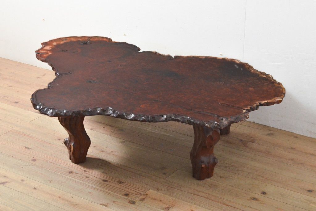 Karimoku カリモク　 国産　無垢　半円テーブル　オイル仕様　半月テーブル Karimoku カリモク 国産 無垢 半円テーブル オイル仕様 半月テーブル