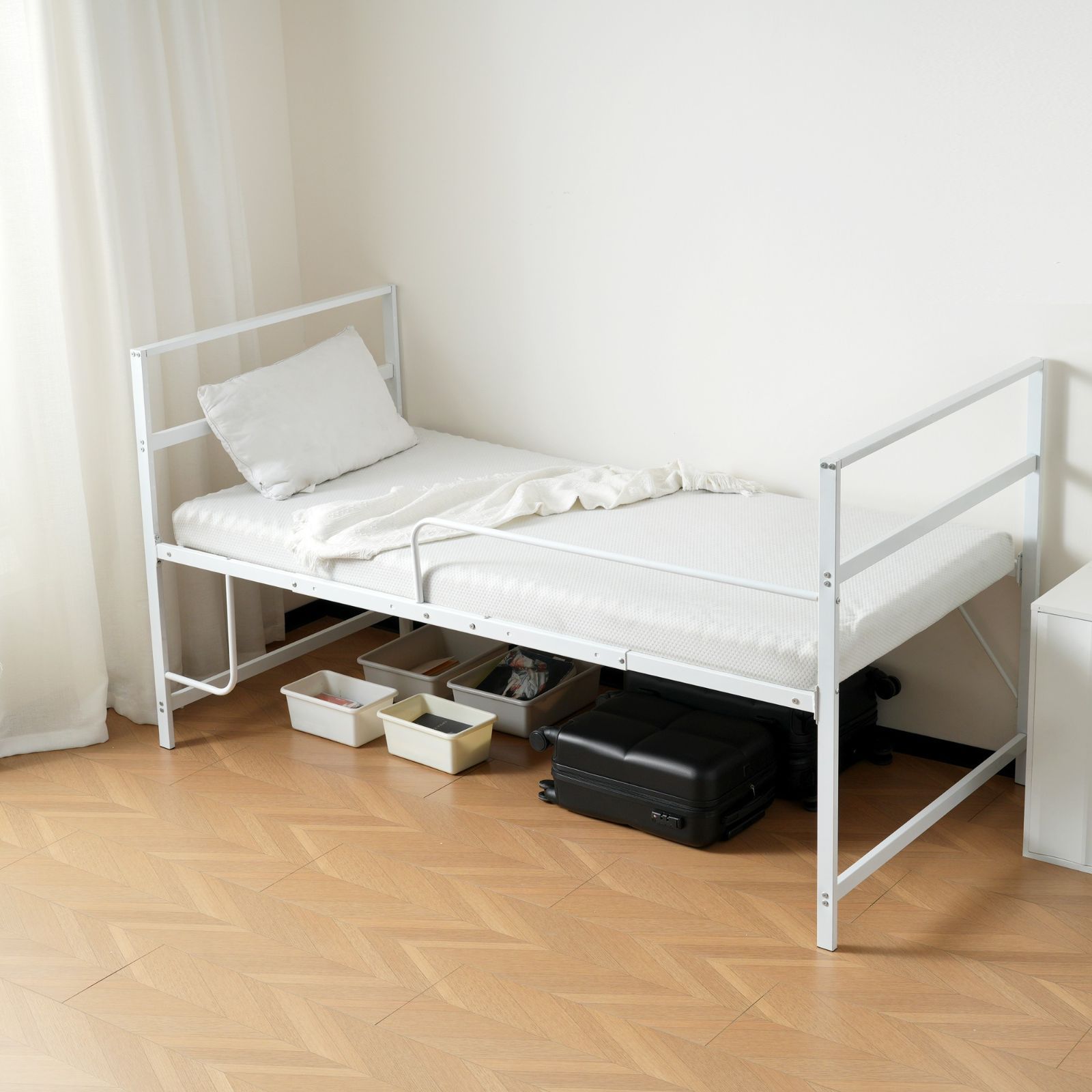 ロフトベッド｜シングル｜高さ110cm｜収納付き｜耐震設計｜N511P191254W